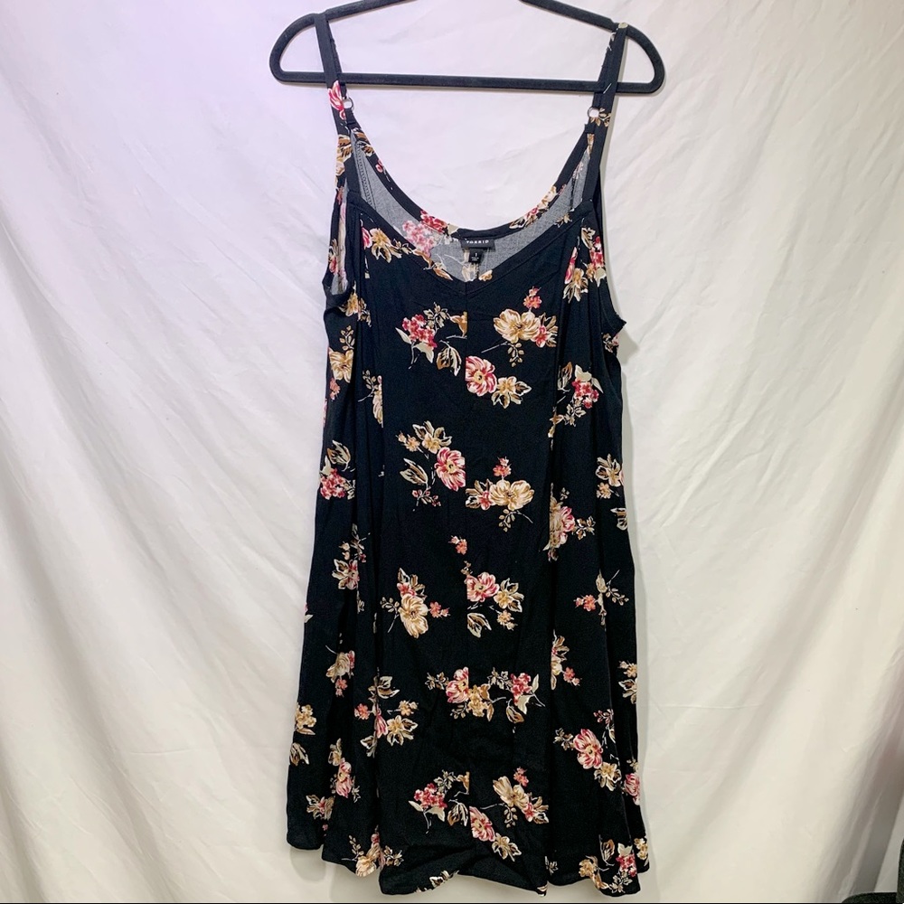 NWT Torrid Black Floral Dress - Plus 1X